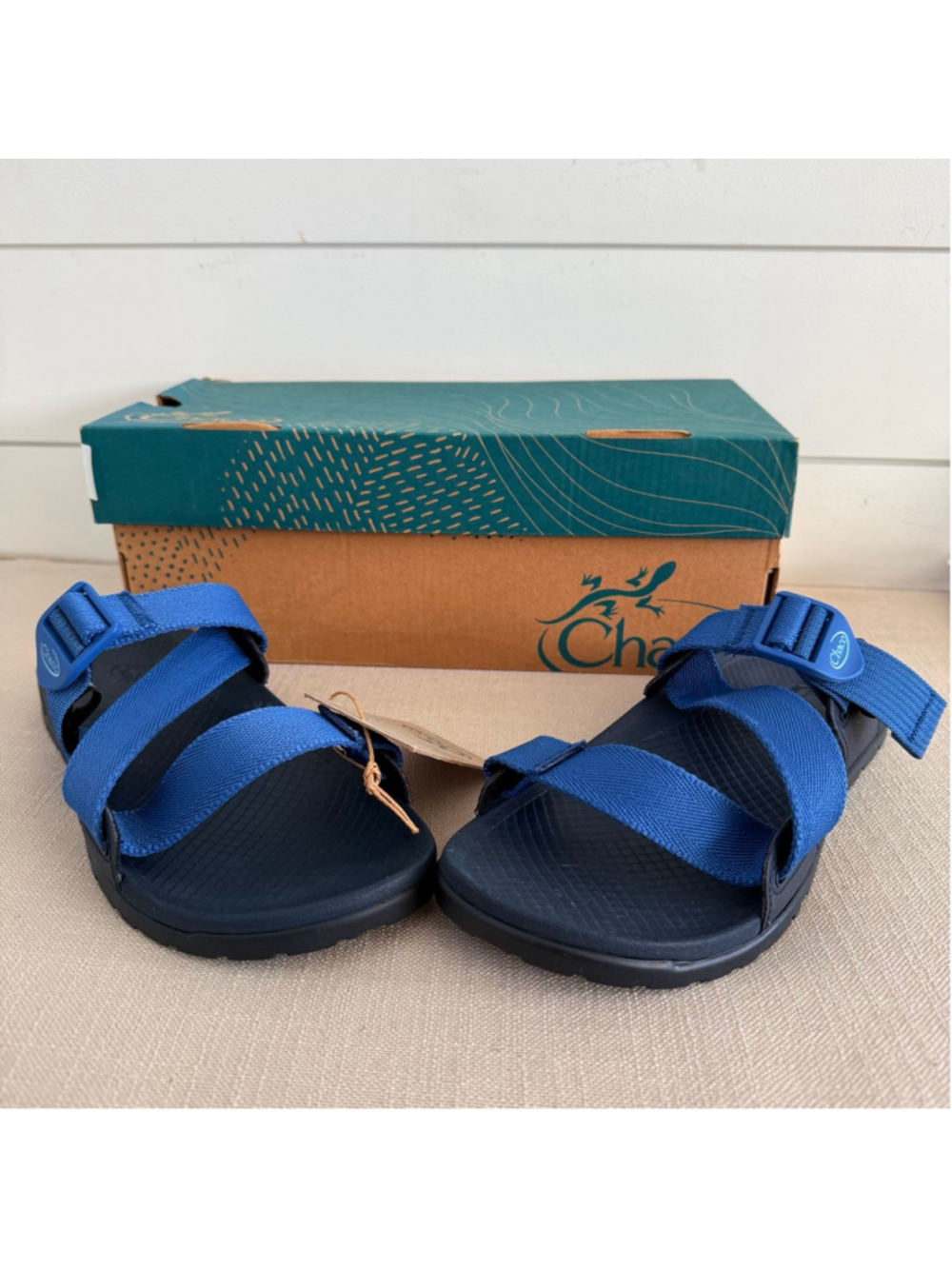 Women's Chaco Lowdown Slide Sandals Size 7 Blue Navy